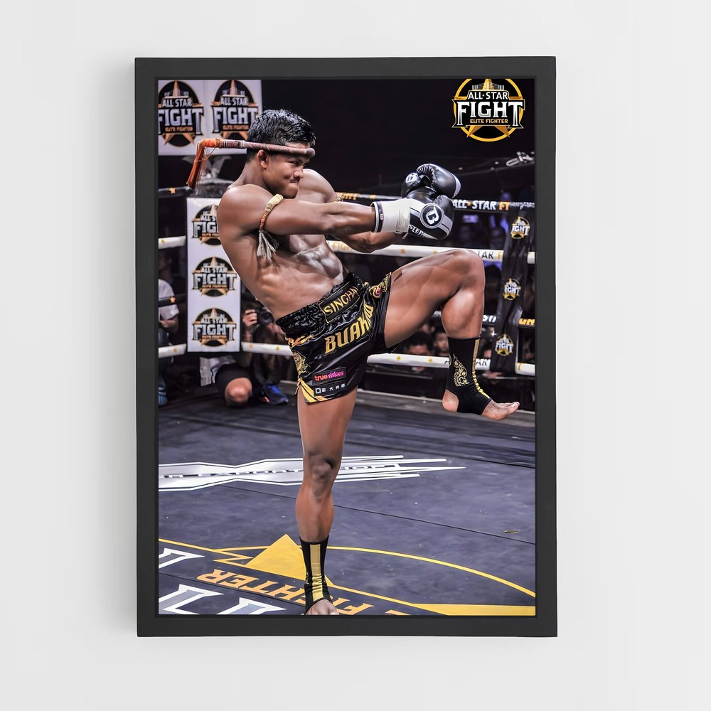 Poster Kick of Destiny – affiche Kick-boxing (vue 2)